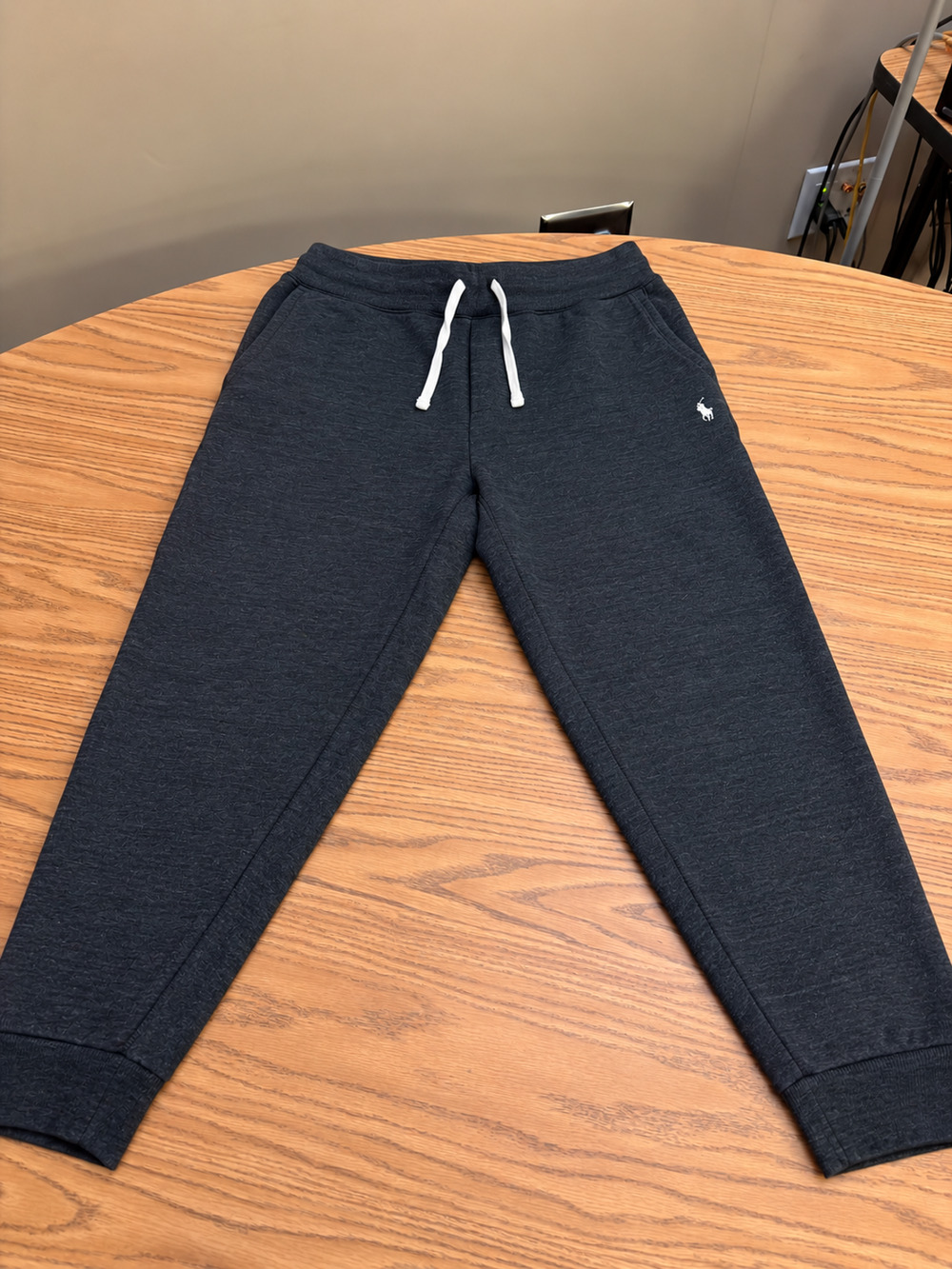 Polo Ralph Lauren Jogger Sweatpants Men’s Medium Gray Pony Logo Drawstring